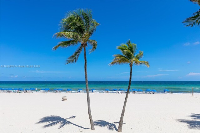 2101 S Ocean Dr Unit 2707, Hollywood, FL 33019 - water view featuring nearby beach