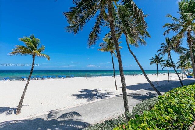 2101 S Ocean Dr Unit 2707, Hollywood, FL 33019 - water view featuring nearby beach