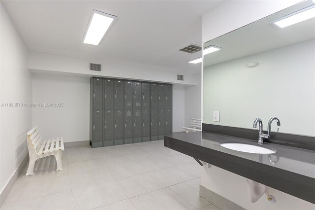2101 S Ocean Dr Unit 2707, Hollywood, FL 33019 - bathroom featuring a sink and baseboards