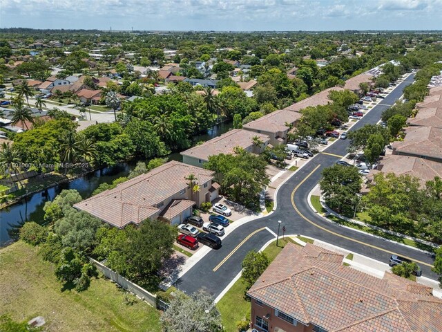 3869 NW 92nd Ave, Sunrise, FL 33351 - aerial view of residential area featuring a nearby body of water