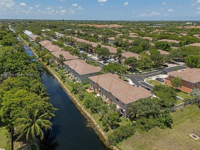 3869 NW 92nd Ave, Sunrise, FL 33351 - aerial view of residential area featuring a nearby body of water