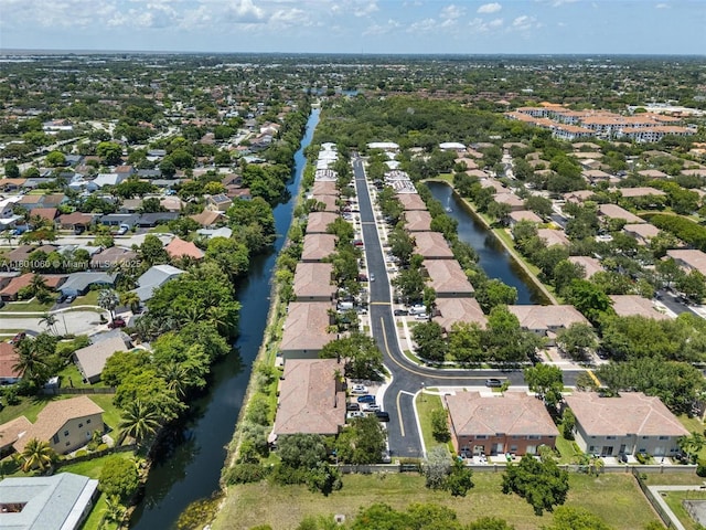 3869 NW 92nd Ave, Sunrise, FL 33351 - aerial view of property's location with nearby suburban area and a large body of water