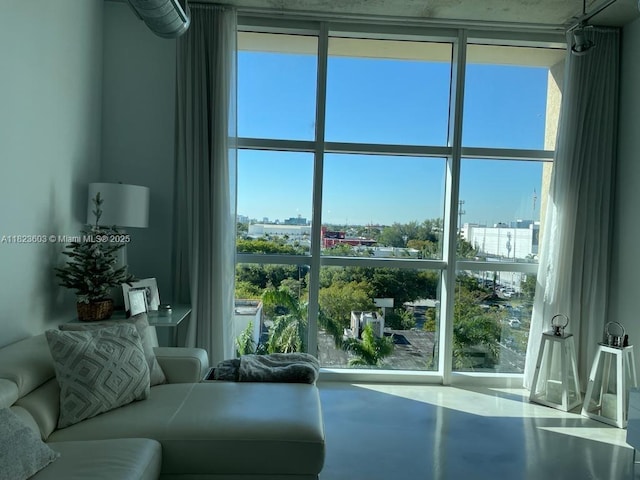 2001 Biscayne Blvd Unit 3608, Miami, FL 33137 - living area with a view of city