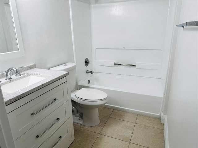 15221 SW 80th St Unit 304, Miami, FL 33193 - full bathroom with vanity, tile patterned floors, and shower / washtub combination