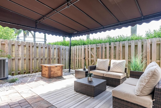 11456 SW 254th St, Homestead, FL 33032 - fenced backyard with a patio and an outdoor hangout area