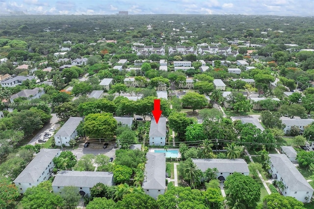7635 SW 57th Ave Unit 2, South Miami, FL 33143 - aerial overview of property's location featuring nearby suburban area
