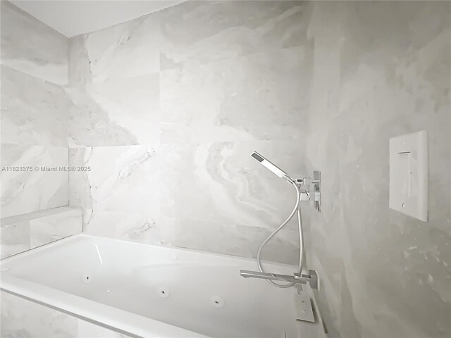 4996 SW 95th Ave, Cooper City, FL 33328 - bathroom featuring a whirlpool tub and a shower
