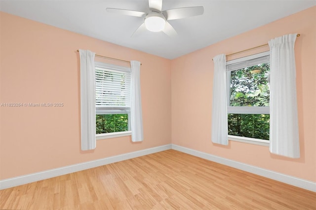 7700 SW 56th Ave Unit 2, Miami, FL 33143 - spare room with wood finished floors and ceiling fan
