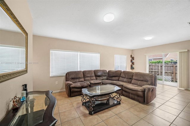 13557 SW 287th Ln, Homestead, FL 33033 - living room with light tile patterned flooring and baseboards