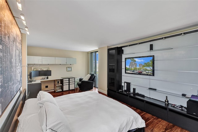 20225 NE 34th Ct Unit 1014, Aventura, FL 33180 - bedroom featuring dark wood-type flooring