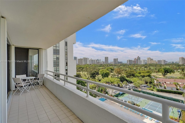 20225 NE 34th Ct Unit 1014, Aventura, FL 33180 - balcony with a skyline view