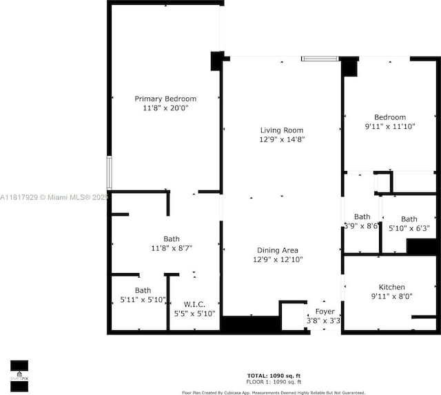 20225 NE 34th Ct Unit 1014, Aventura, FL 33180 - view of floor plan / room layout