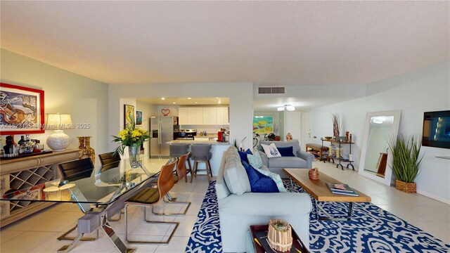 11111 Biscayne Blvd Unit 2G, Miami, FL 33181 - living area featuring light tile patterned floors