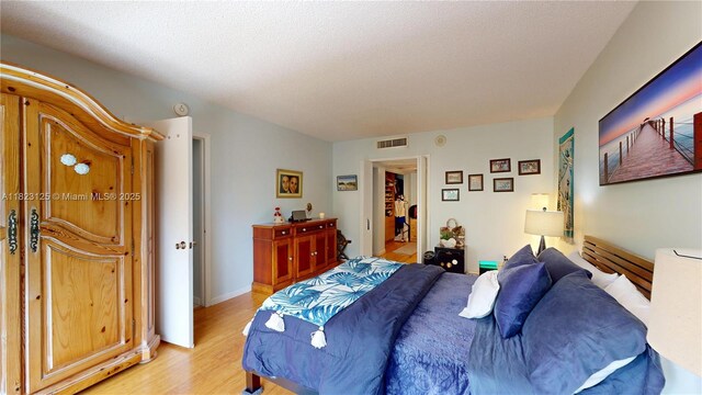 11111 Biscayne Blvd Unit 2G, Miami, FL 33181 - bedroom with light wood-type flooring