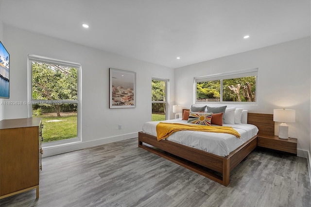 10361 SW 119th St, Miami, FL 33176 - bedroom featuring wood finished floors and recessed lighting
