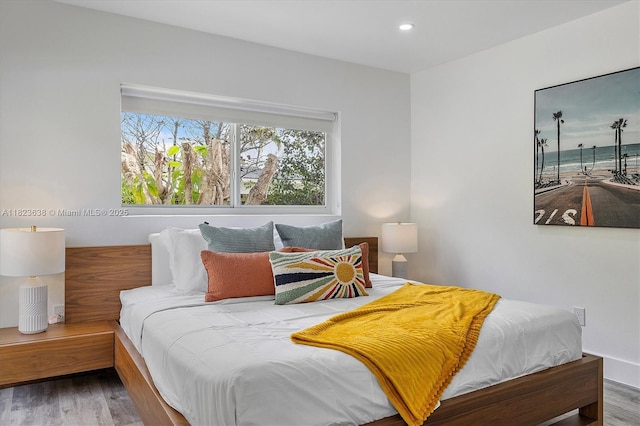 10361 SW 119th St, Miami, FL 33176 - bedroom featuring wood finished floors and recessed lighting