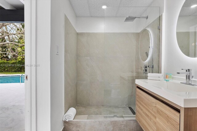 10361 SW 119th St, Miami, FL 33176 - full bathroom featuring a walk in shower and vanity