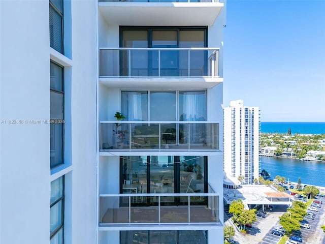 3731 N Country Club Dr Unit 2023, Aventura, FL 33180 - view of building exterior with a water view