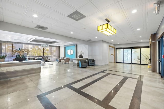 3731 N Country Club Dr Unit 2023, Aventura, FL 33180 - community lobby with recessed lighting