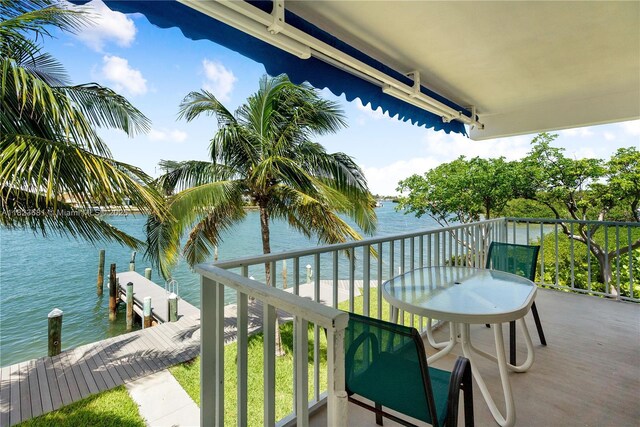 95 Coco Plum Dr Unit 1A, Marathon, FL 33050 - balcony with a water view