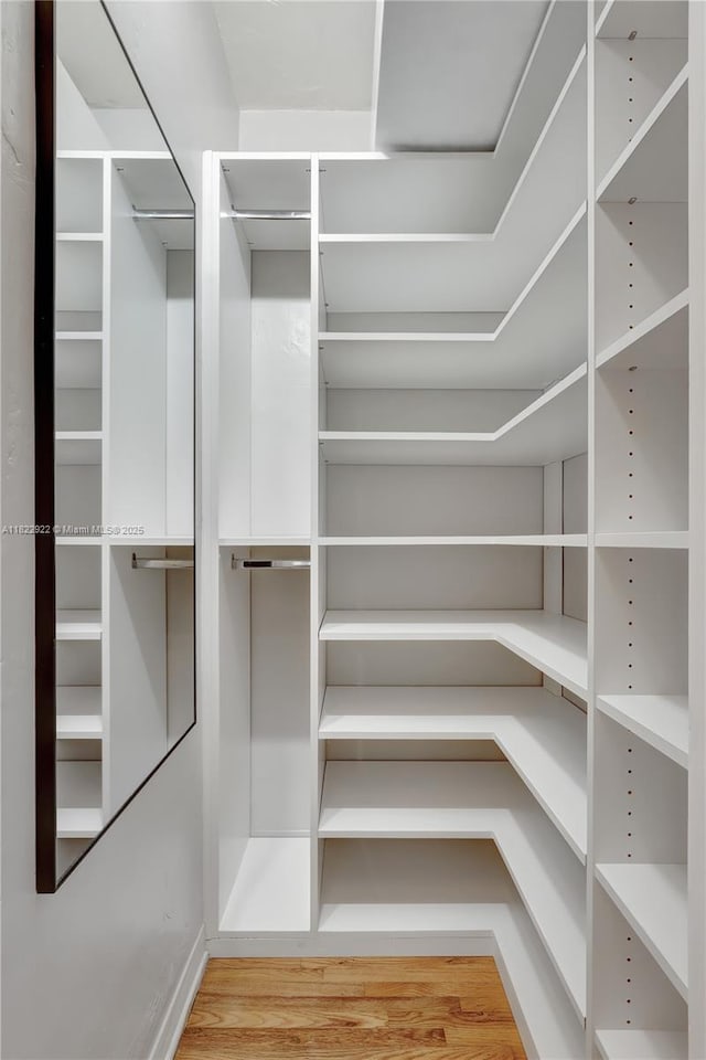842 NW 9th Ct, Miami, FL 33136 - spacious closet featuring wood finished floors