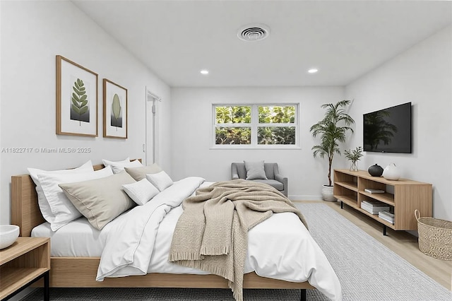 5401 Fillmore St, Hollywood, FL 33021 - bedroom with wood finished floors and recessed lighting
