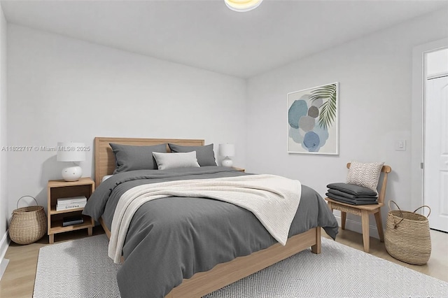5401 Fillmore St, Hollywood, FL 33021 - bedroom with light wood-style floors and baseboards