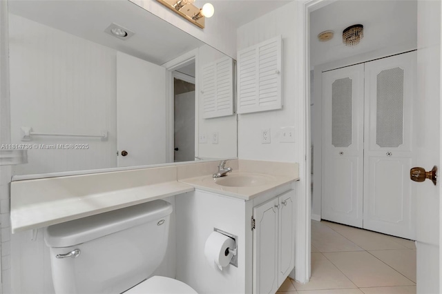 777 S Federal Hwy Unit 201G, Pompano Beach, FL 33062 - bathroom featuring tile patterned floors and vanity