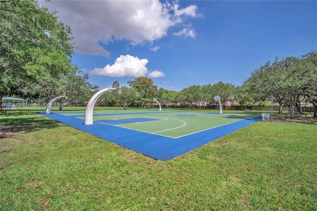 15452 SW 138th Ter, Miami, FL 33196 - view of sport court featuring community basketball court and a lawn