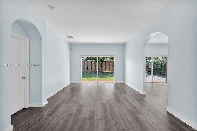 15452 SW 138th Ter, Miami, FL 33196 - spare room with wood finished floors and a smoke detector
