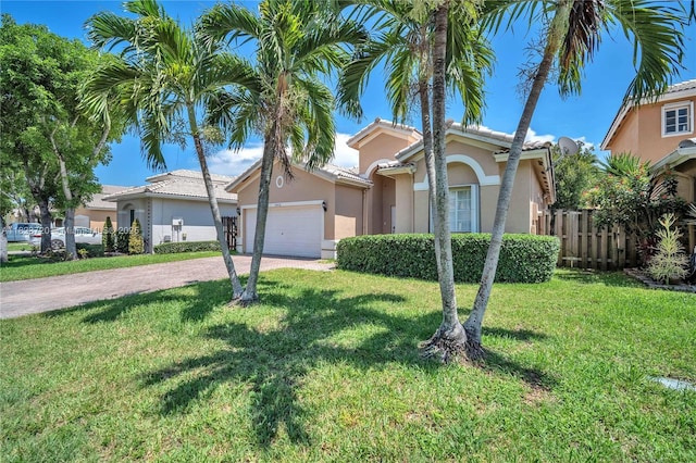 15452 SW 138th Ter, Miami, FL 33196 - view of front of property featuring driveway, stucco siding, a garage, and a tile roof