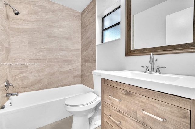 2035 SW 15th Ct, Deerfield Beach, FL 33442 - full bath featuring vanity, shower / tub combination, and tile patterned floors