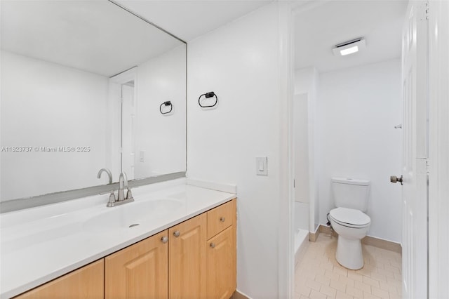 5100 SW 64th Ave Unit 204A, Davie, FL 33314 - full bath with vanity and tile patterned floors