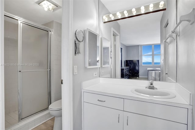 2639 N Riverside Dr Unit 1203, Pompano Beach, FL 33062 - full bath featuring vanity and a shower stall