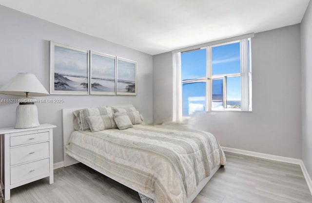 2639 N Riverside Dr Unit 1203, Pompano Beach, FL 33062 - bedroom with light wood-type flooring