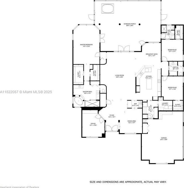 3859 Enchanted Oaks Ln, Sebring, FL 33875 - view of floor plan / room layout