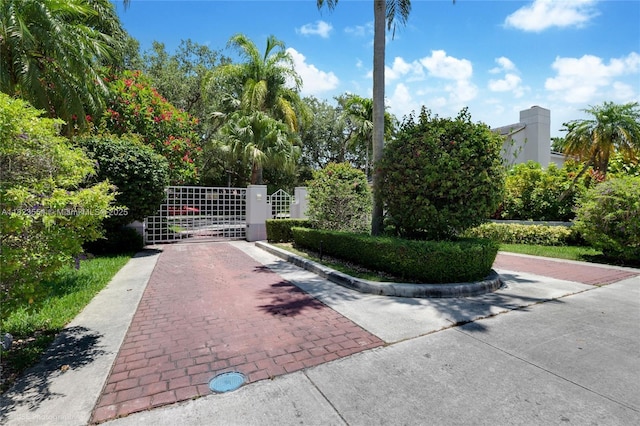6670 SW 69th Ln, South Miami, FL 33143 - view of property's community with a gate