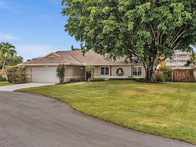 3920 NW 20th St, Coconut Creek, FL 33066 - ranch-style house with stucco siding, a garage, and concrete driveway