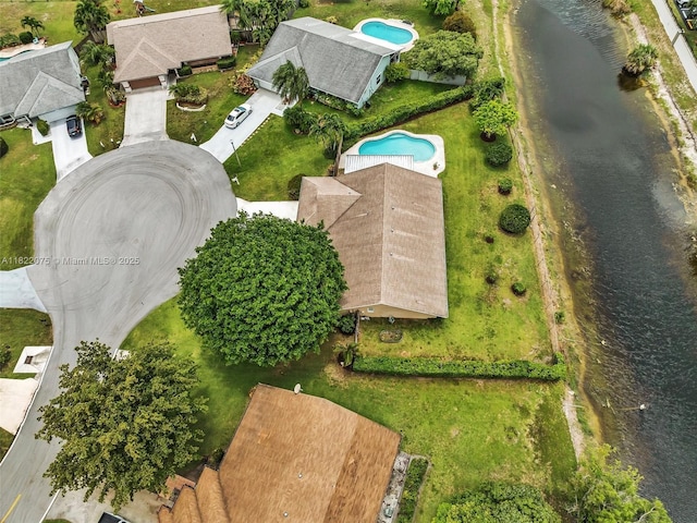 3920 NW 20th St, Coconut Creek, FL 33066 - drone / aerial view of a pool and a large body of water