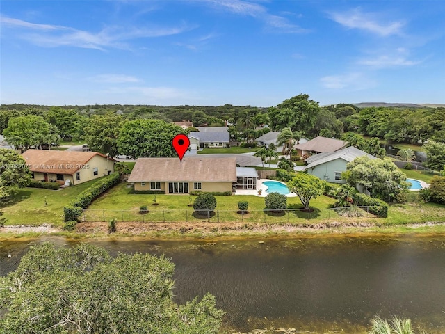 3920 NW 20th St, Coconut Creek, FL 33066 - aerial view of property and surrounding area featuring a nearby body of water