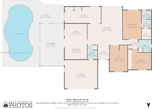 3920 NW 20th St, Coconut Creek, FL 33066 - view of floor plan / room layout