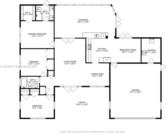 12540 SW 31st St, Miami, FL 33175 - view of room layout