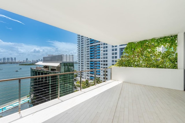 1300 Monad Ter Unit 9D, Miami Beach, FL 33139 - balcony with a view of skyline and a water view