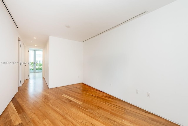1300 Monad Ter Unit 9D, Miami Beach, FL 33139 - spare room featuring light wood finished floors and recessed lighting
