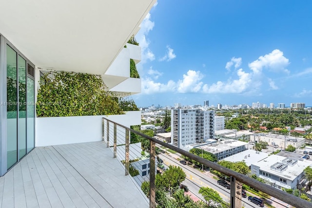 1300 Monad Ter Unit 9D, Miami Beach, FL 33139 - balcony featuring a city view