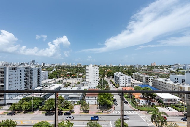 1300 Monad Ter Unit 9D, Miami Beach, FL 33139 - balcony featuring a city view