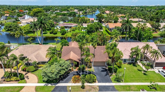 1180 NW 100th Way, Plantation, FL 33322 - aerial view of residential area with a large body of water