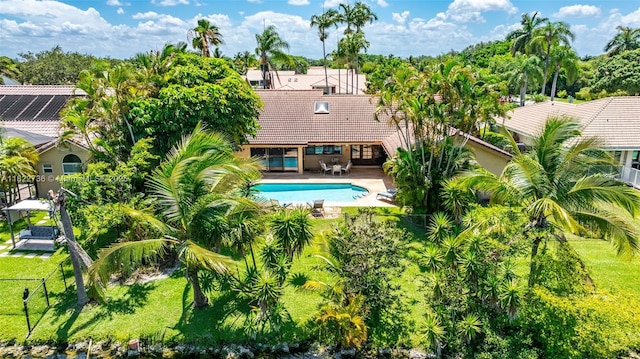 1180 NW 100th Way, Plantation, FL 33322 - outdoor pool featuring a patio