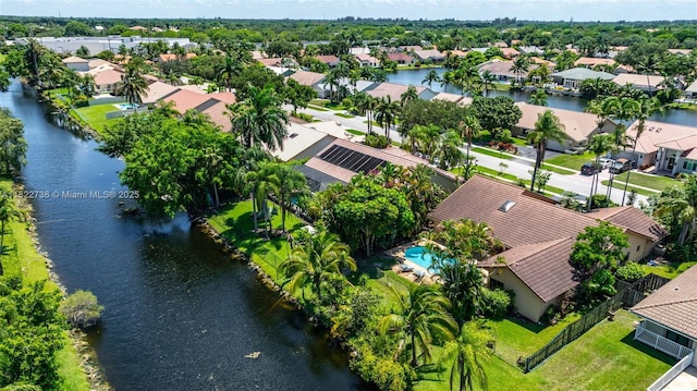 1180 NW 100th Way, Plantation, FL 33322 - aerial perspective of suburban area featuring a nearby body of water