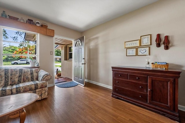404 NE 11th Ave, Pompano Beach, FL 33060 - foyer featuring wood finished floors